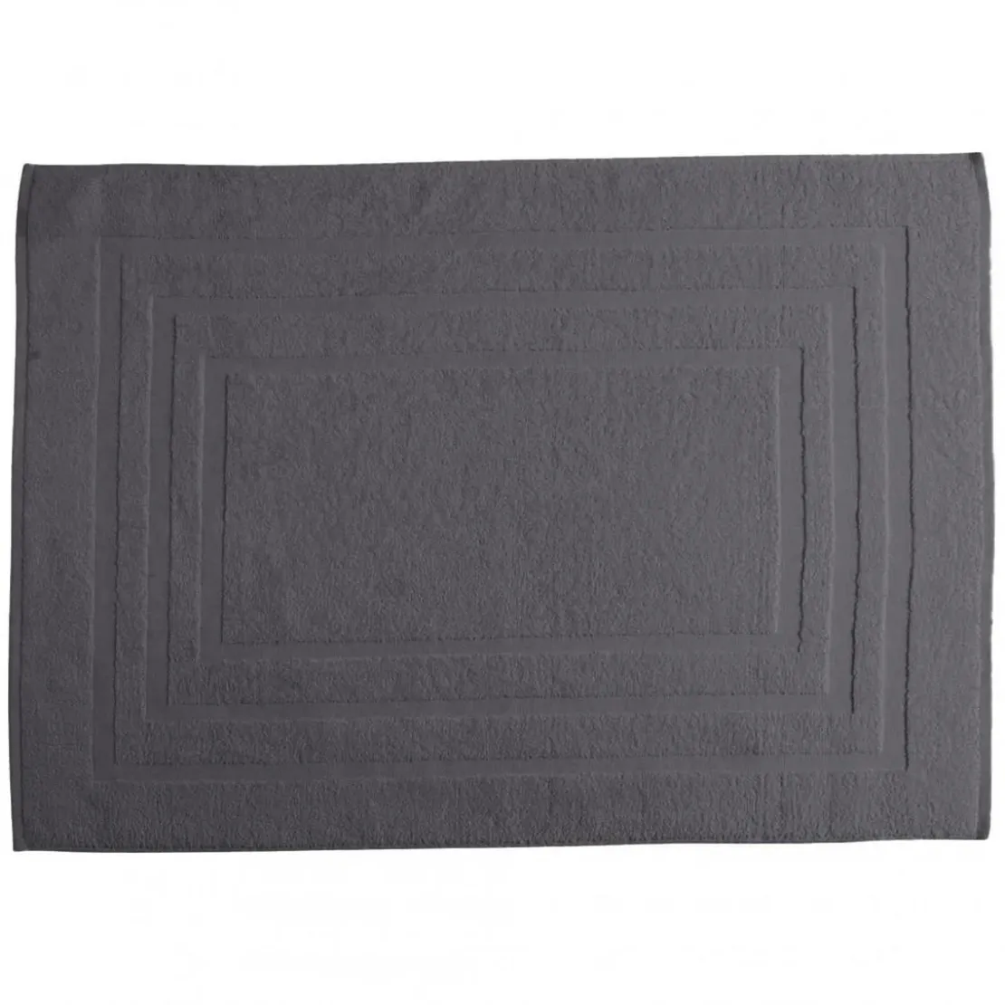3S. x TertioTapis de bain en coton éponge 1000 gm² - anthracite