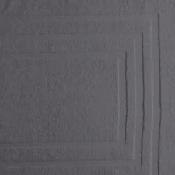 3S. x TertioTapis de bain en coton éponge 1000 gm² - anthracite