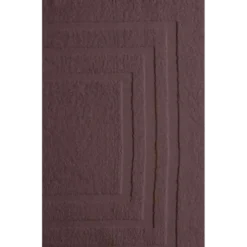 3S. x TertioTapis de bain en coton éponge 1000 gm² - chocolat