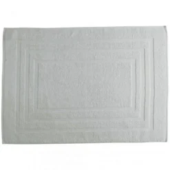 3S. x TertioTapis de bain en coton éponge 1000 gm² - gris perle