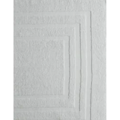 3S. x TertioTapis de bain en coton éponge 1000 gm² - gris perle