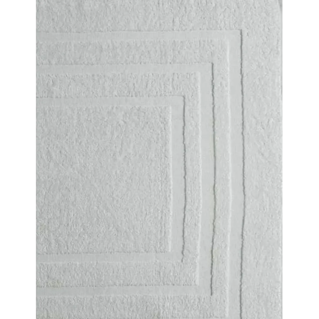 3S. x TertioTapis de bain en coton éponge 1000 gm² - gris perle