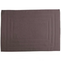 3S. x TertioTapis de bain en coton éponge 1000 gm² - taupe