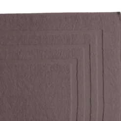 3S. x TertioTapis de bain en coton éponge 1000 gm² - taupe