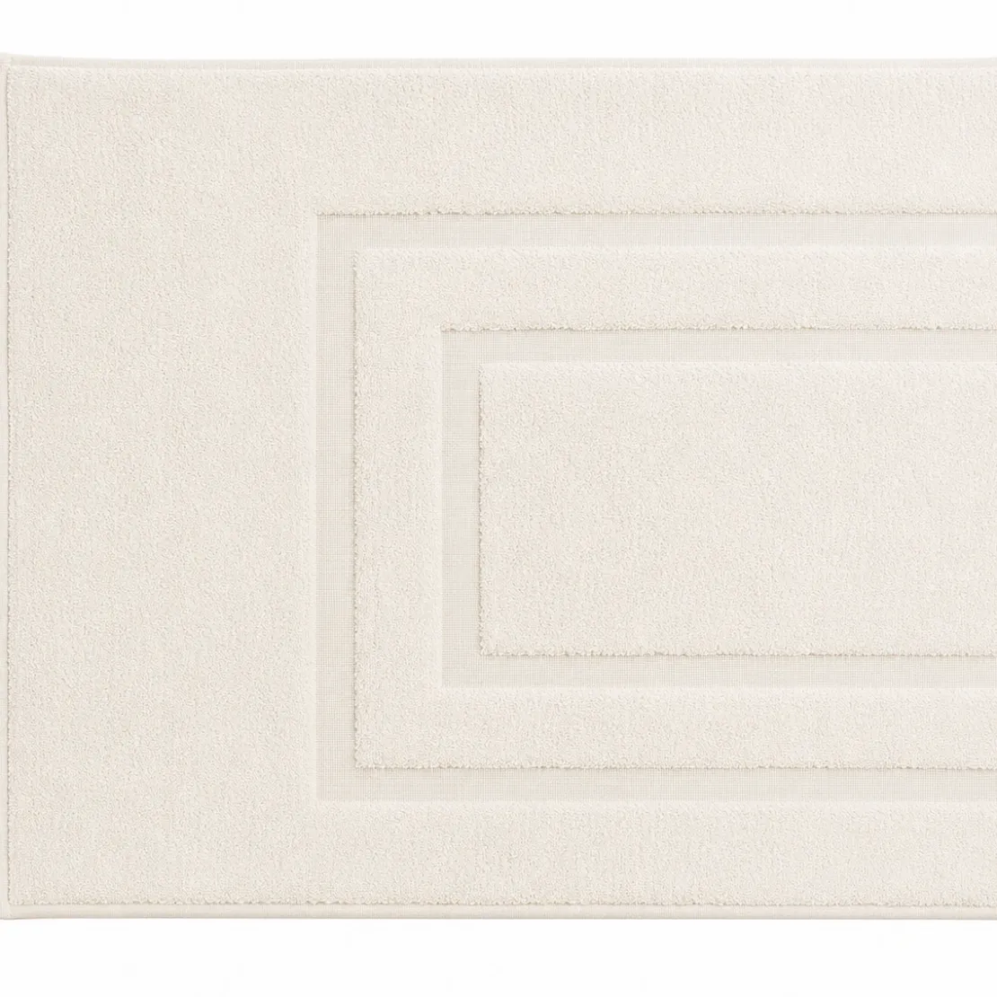 3S. x TertioTapis de bain en coton éponge 1000 gm² - écru