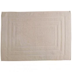 3S. x TertioTapis Sortie de Bain en Éponge 750 gm²- Beige ficelle