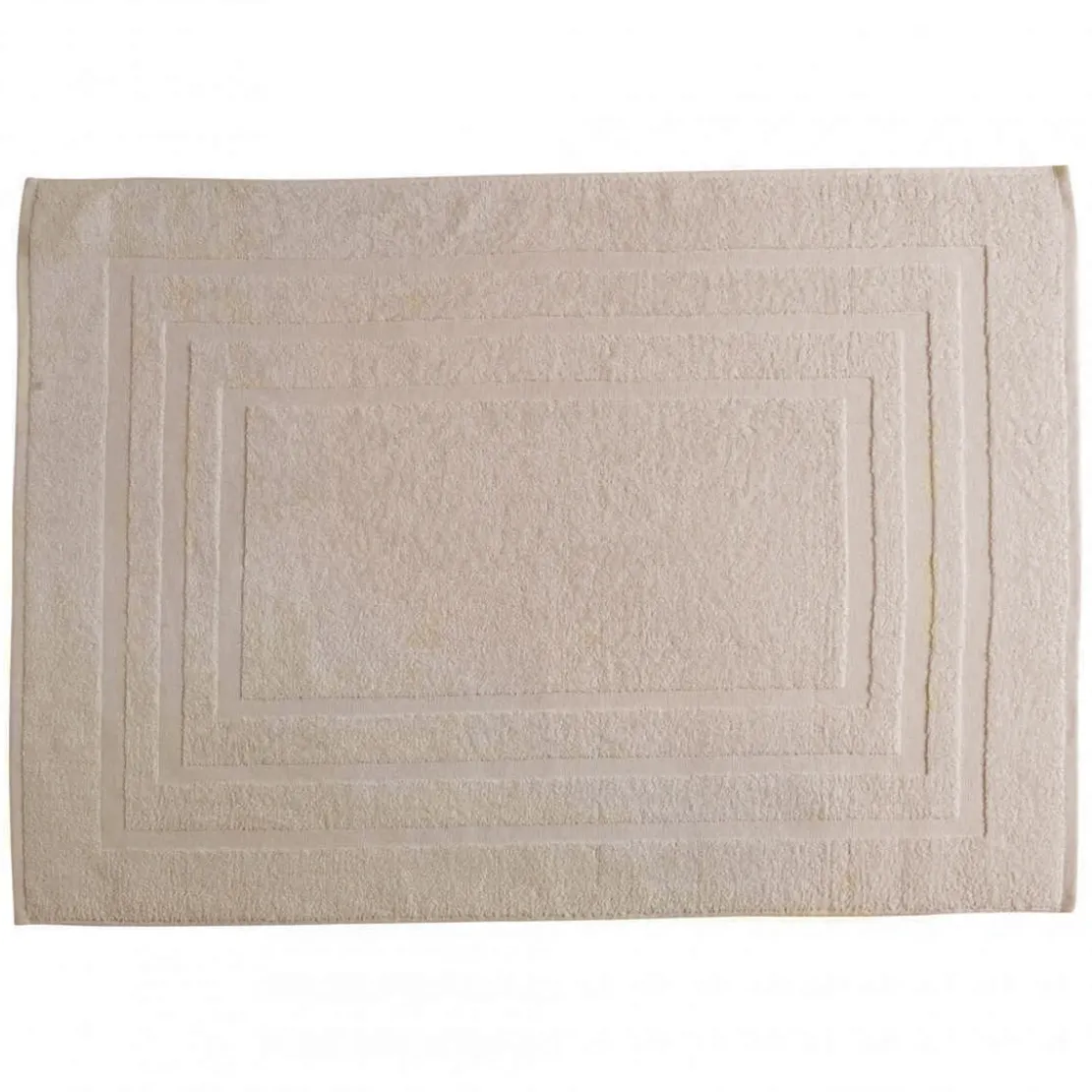 3S. x TertioTapis Sortie de Bain en Éponge 750 gm²- Beige ficelle