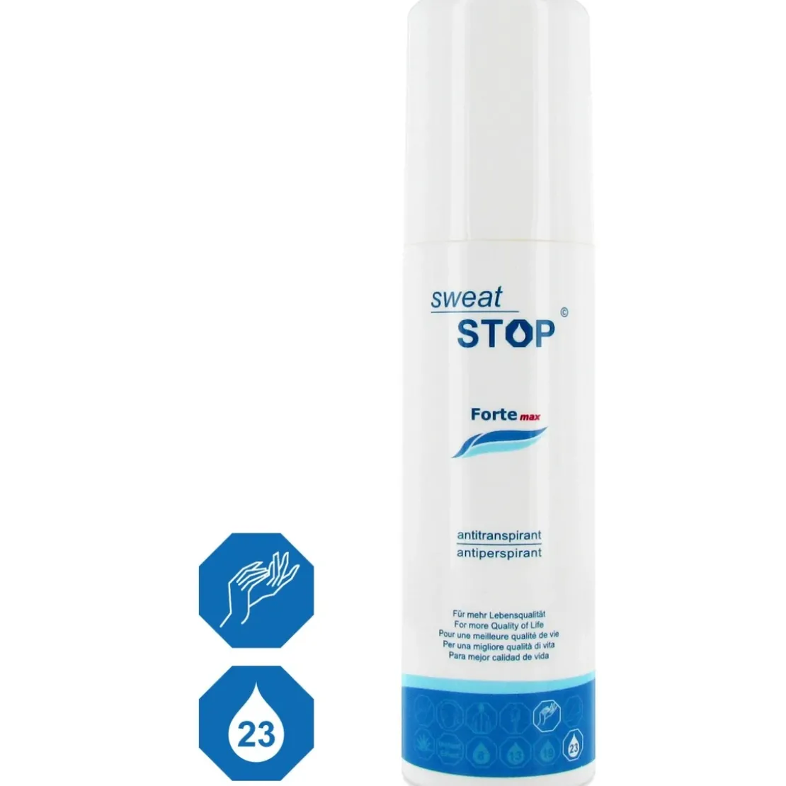 The Powder CompanySweatstop® Forte Max Anti Transpirant Spray Pour Les Mains100 ml