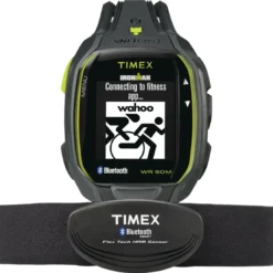 TimexMontre Timex TW5K88000F7 - IRONMAN Alarme,Chronographe,Compte à Rebours,Dateur Bracelet Silicone Gris Boitier Résine Gris Homme