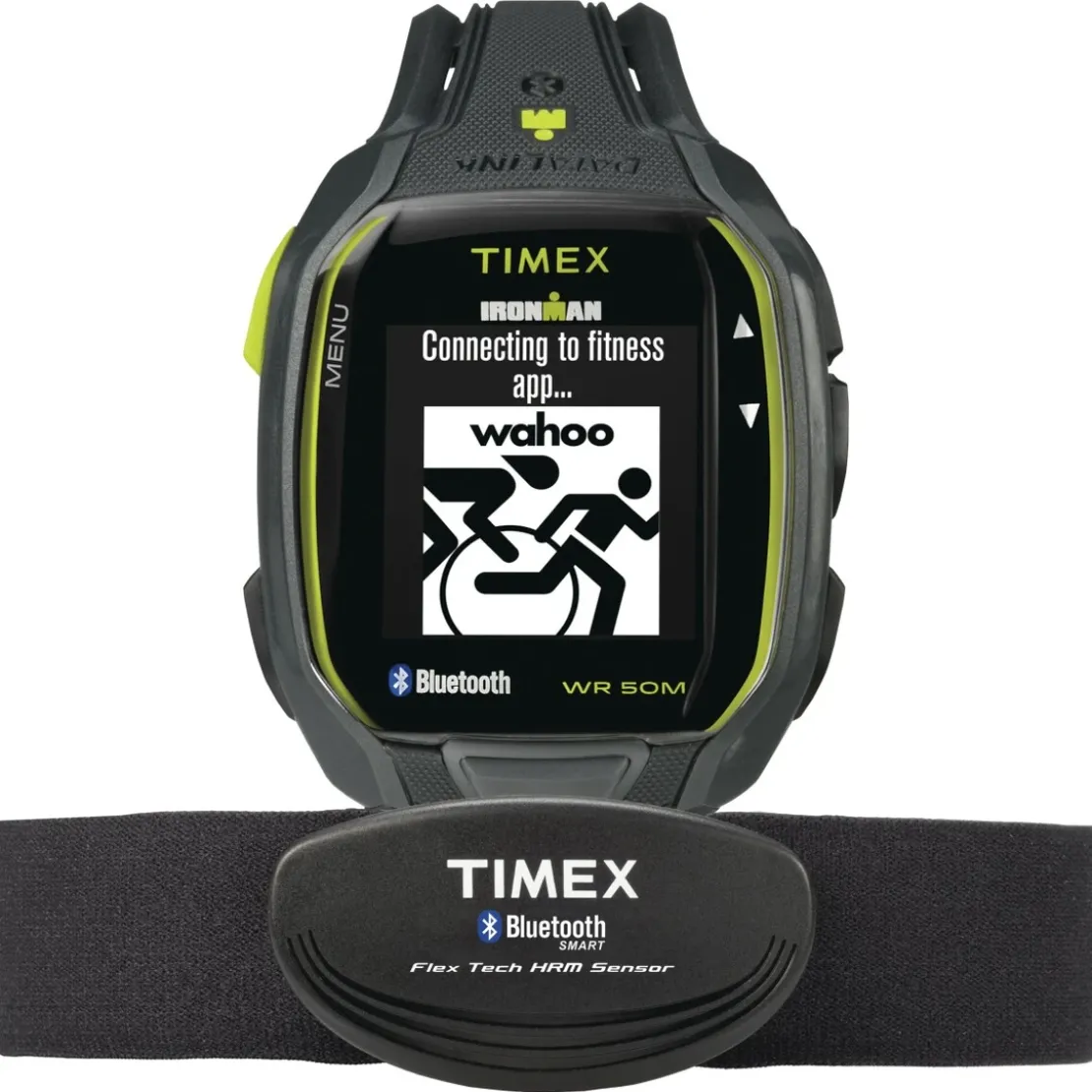 TimexMontre Timex TW5K88000F7 - IRONMAN Alarme,Chronographe,Compte à Rebours,Dateur Bracelet Silicone Gris Boitier Résine Gris Homme