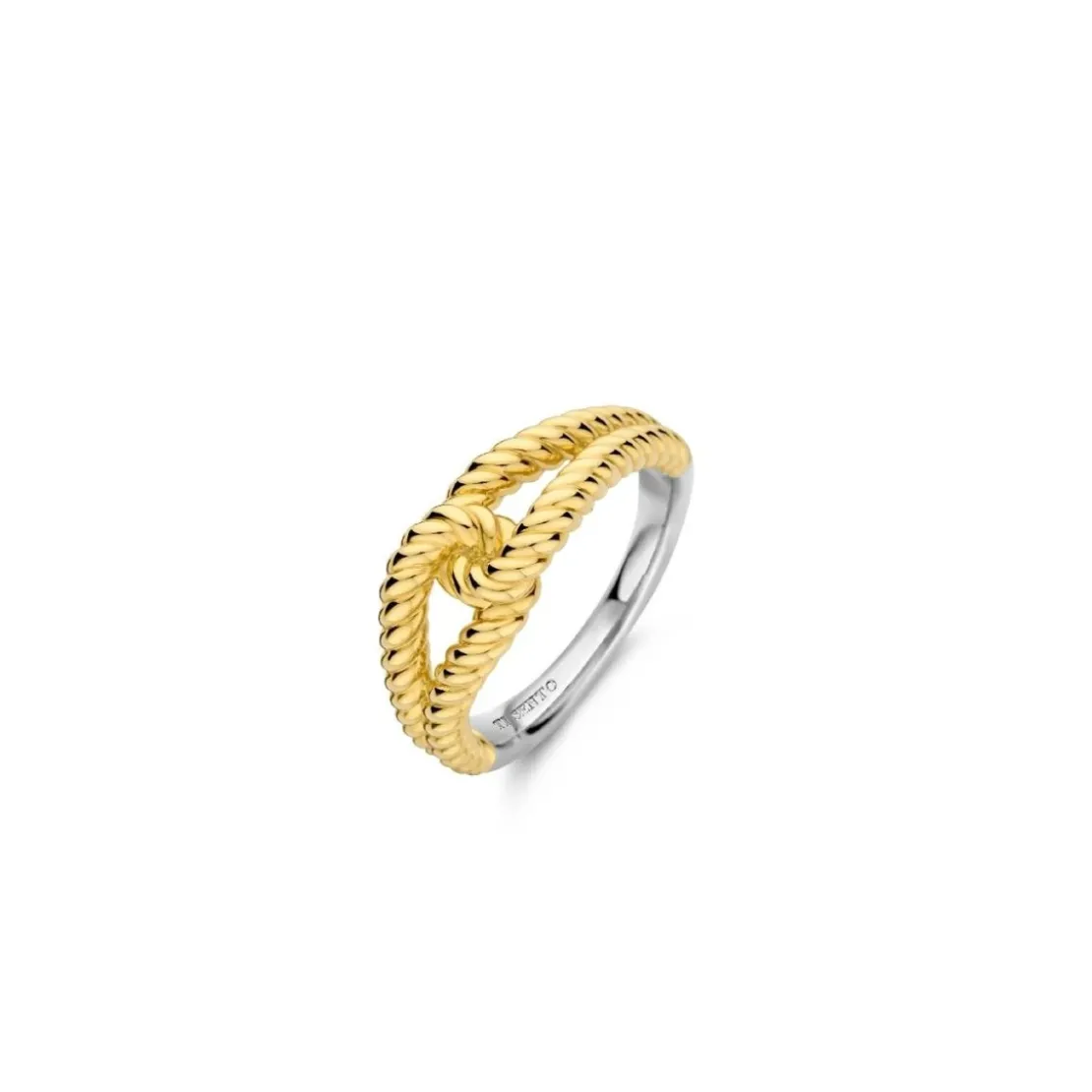 Ti SentoBague Ti Sento - 12323SYArgent Doré Liens Effet Corde