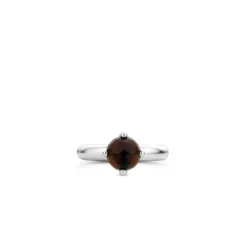 Ti SentoBague Ti Sento 12179TB - argent pierre synth. Marron translucide serti griffes Femme