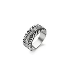 Ti SentoBague Ti Sento 1836ZI - Argent Zirconium Femme