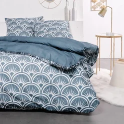 Today Housse de Couette Bleue Coton 57 Fils SUNSHINE 12.28