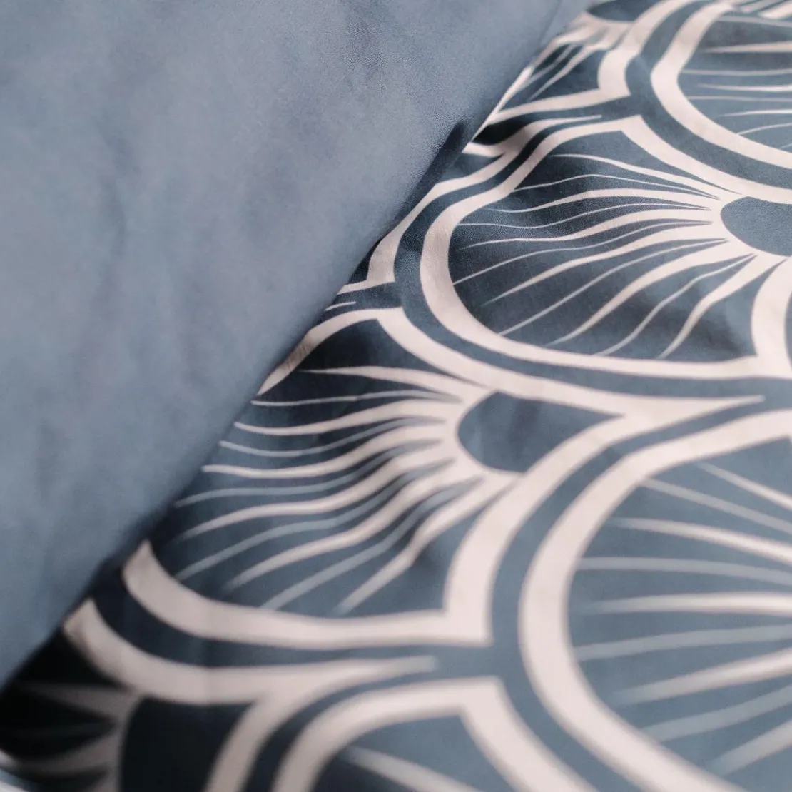 Today Housse de Couette Bleue Coton 57 Fils SUNSHINE 12.28