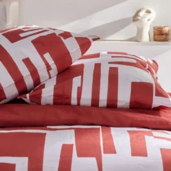 TodayHousse de couette en coton SUNSHINE 17.32Rouge