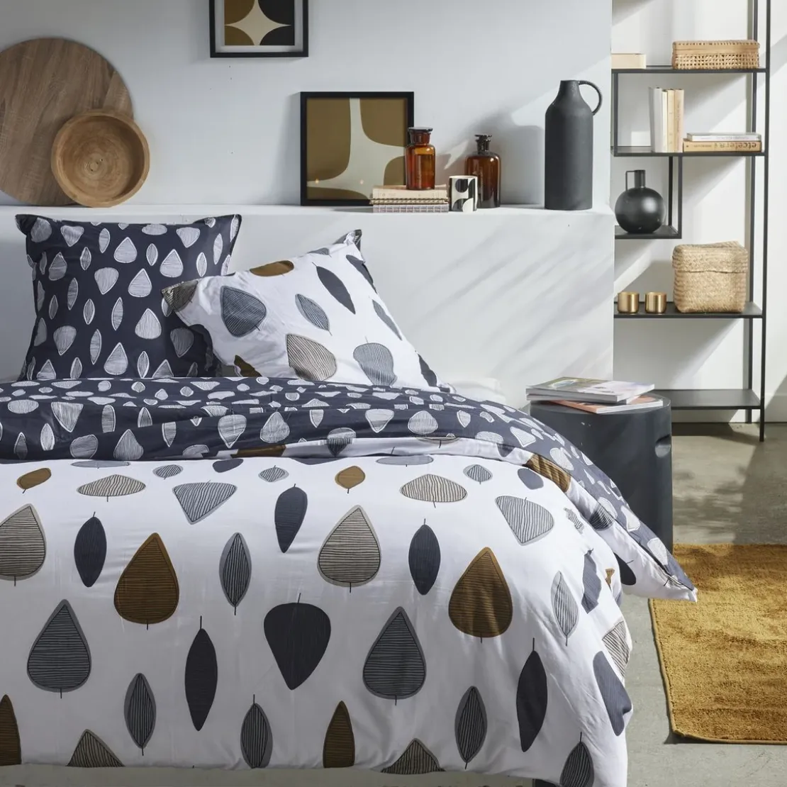TodayHousse de couette en coton MAWIRA #3.4 blanc
