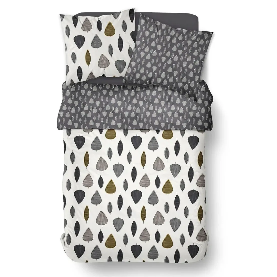 TodayHousse de couette en coton MAWIRA #3.4 blanc