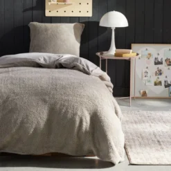 TodayHousse de couette Polyester TEDDY BIEN AU CHAUDBeige
