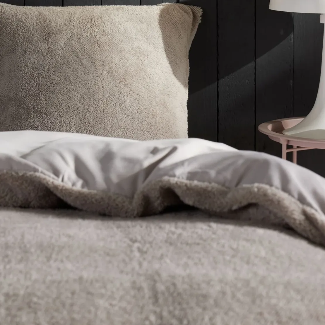 TodayHousse de couette Polyester TEDDY BIEN AU CHAUDBeige
