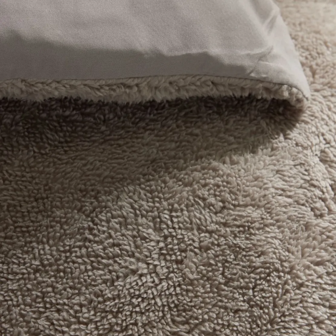 TodayHousse de couette Polyester TEDDY BIEN AU CHAUDBeige