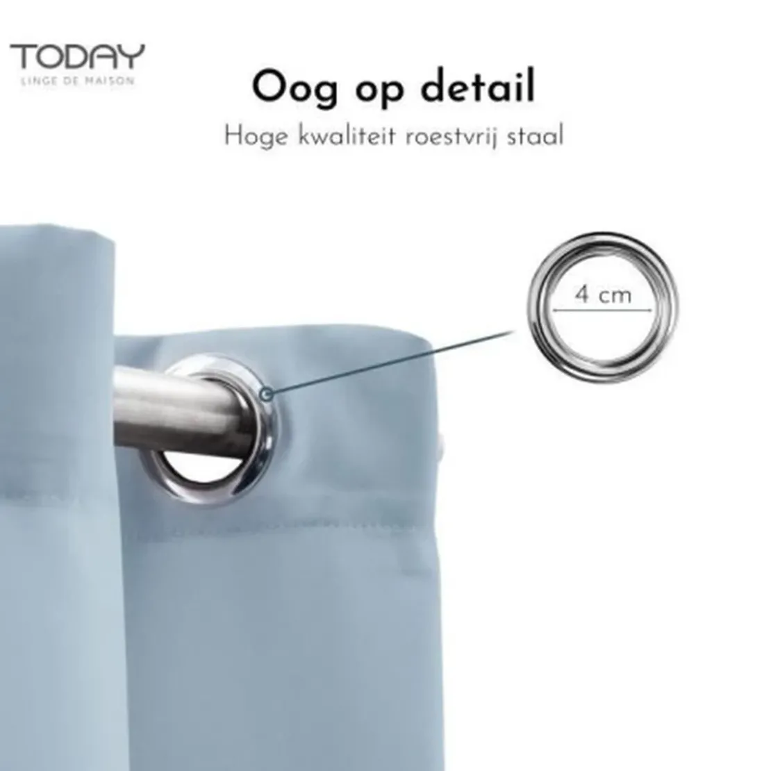 TodayRideau en Polyester TODAY Essential, bleu Denim