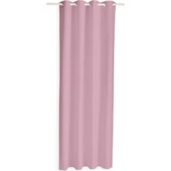 TodayRideau Isolant Thermique 140 x 240 cm Polyester Uni Poudre de Lilas