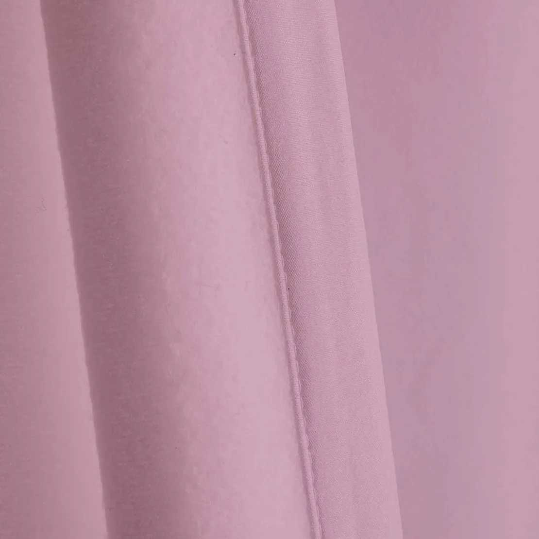 TodayRideau Isolant Thermique 140 x 240 cm Polyester Uni Poudre de Lilas