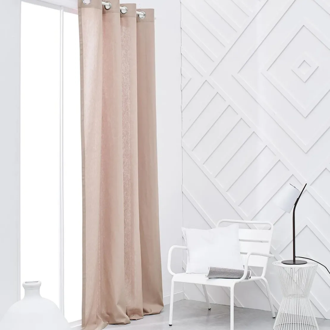 TodayRideau 140 X 240 Cm Panama Essential Rose Des Sables