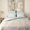 Toison d’orDessus de lit micro-motif jacquard PERIGORD perle