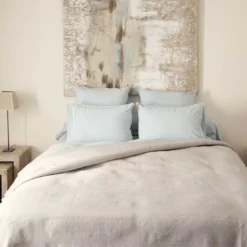 Toison d’orDessus de lit micro-motif jacquard PERIGORD perle