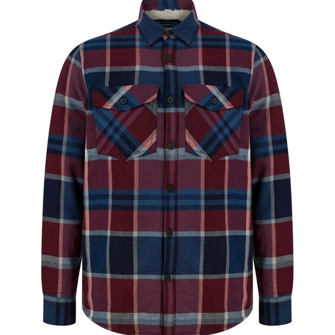 Tokyo LaundryChemise fourrée homme rouge en coton