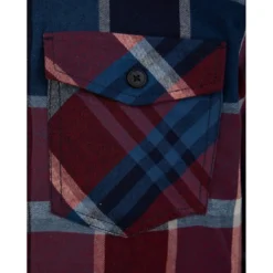 Tokyo LaundryChemise fourrée homme rouge en coton