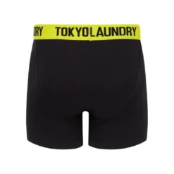 Tokyo LaundryPack boxer homme vert en coton