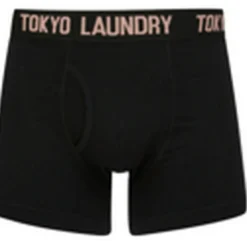 Tokyo LaundryPack de 2 boxers en coton bleu