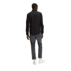 Tom TailorChemise noire imprimée en coton