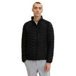 Tom TailorDoudoune matelassée zippée - Noire