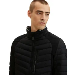 Tom TailorDoudoune matelassée zippée - Noire