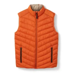 Tom TailorDoudoune Orange sans manches zippé