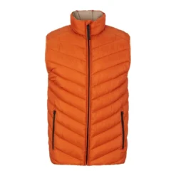 Tom TailorDoudoune Orange sans manches zippé