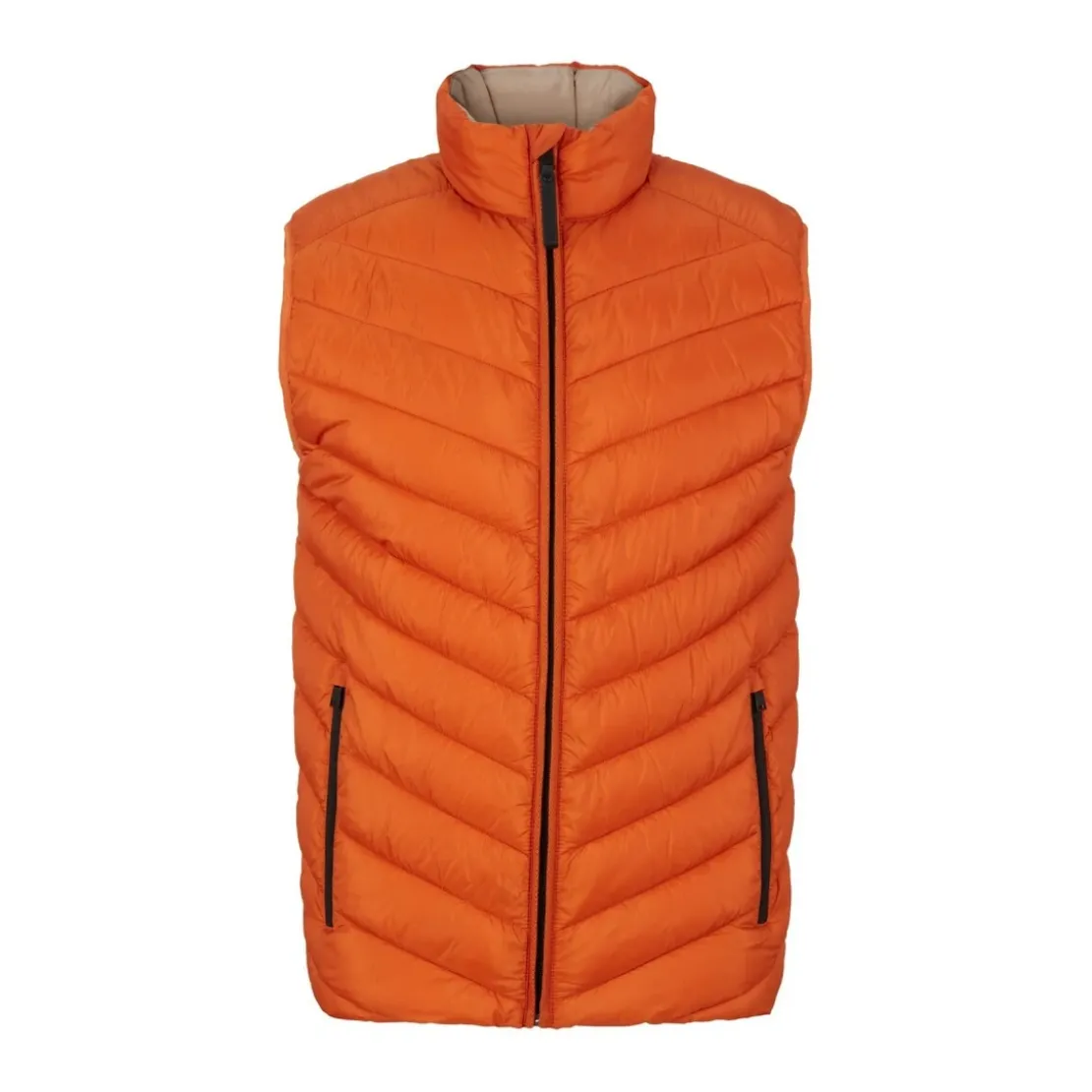 Tom TailorDoudoune Orange sans manches zippé