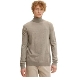 Tom TailorPull col roulé gris
