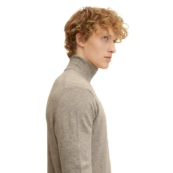 Tom TailorPull col roulé gris