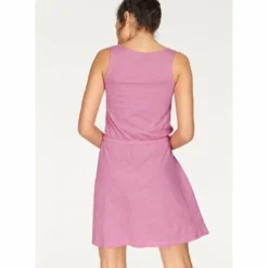 Tom TailorRobe longue col rond sans manches femme Tom Tailor Polo Team - Rose Vif en coton