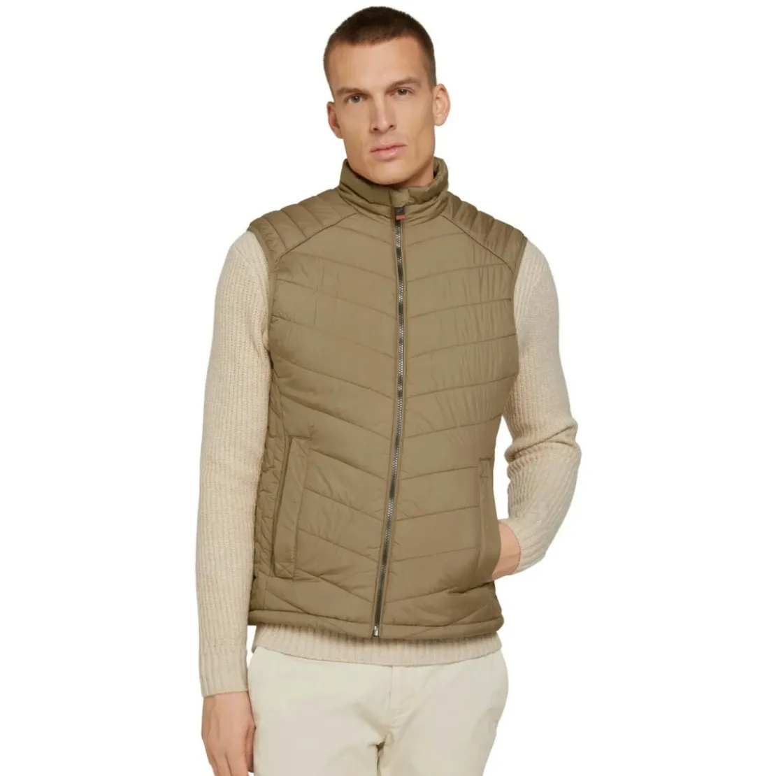 Tom TailorVeste homme camel