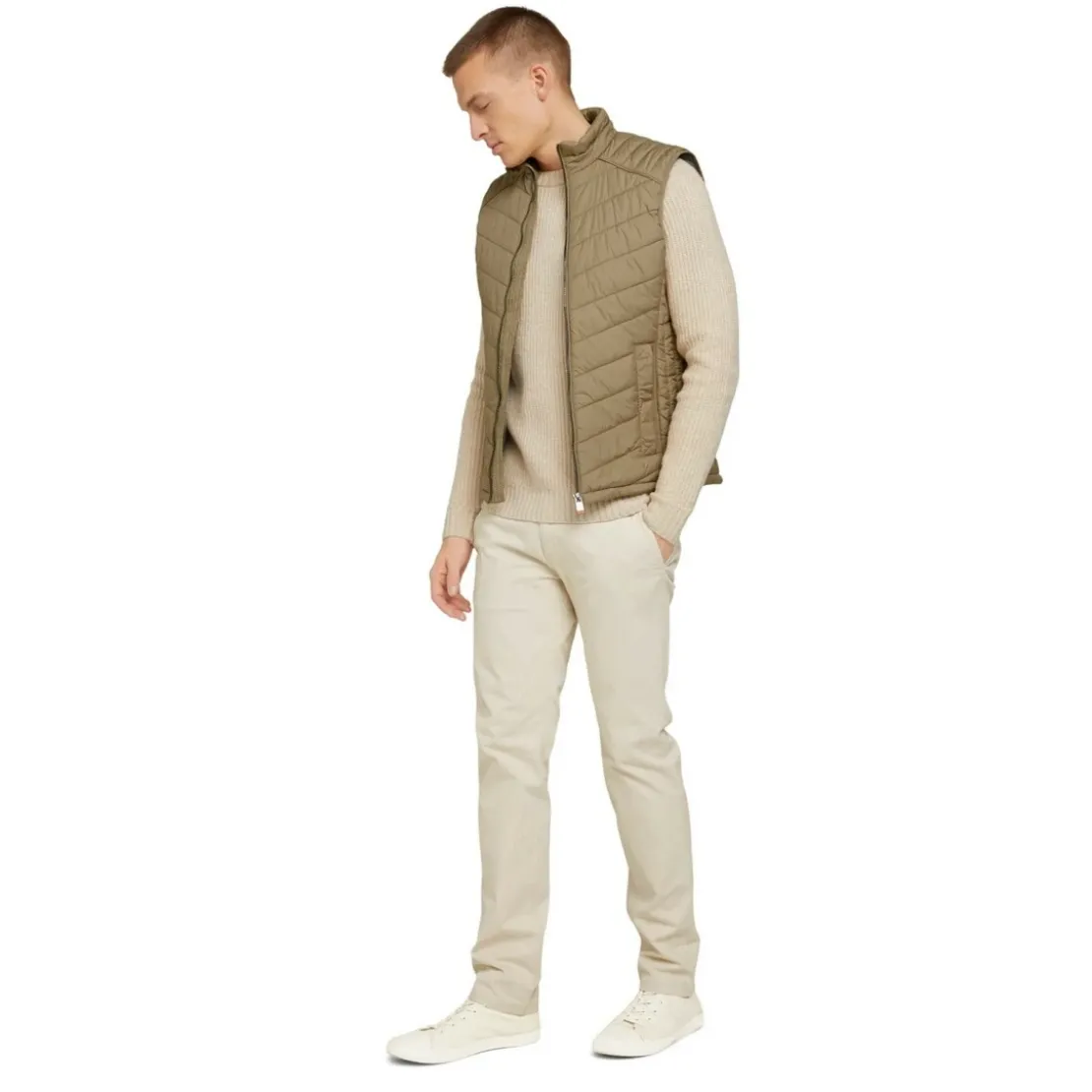 Tom TailorVeste homme camel