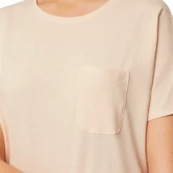 TriumphHaut De Pyjama T-shirt Avec Poche Beige Triumphen coton