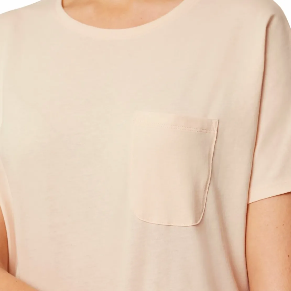 TriumphHaut De Pyjama T-shirt Avec Poche Beige Triumphen coton