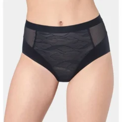 TriumphSlip maxi Airy Sensation Triumph - Noir en coton