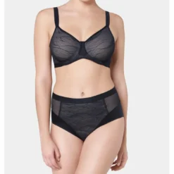TriumphSlip maxi Airy Sensation Triumph - Noir en coton